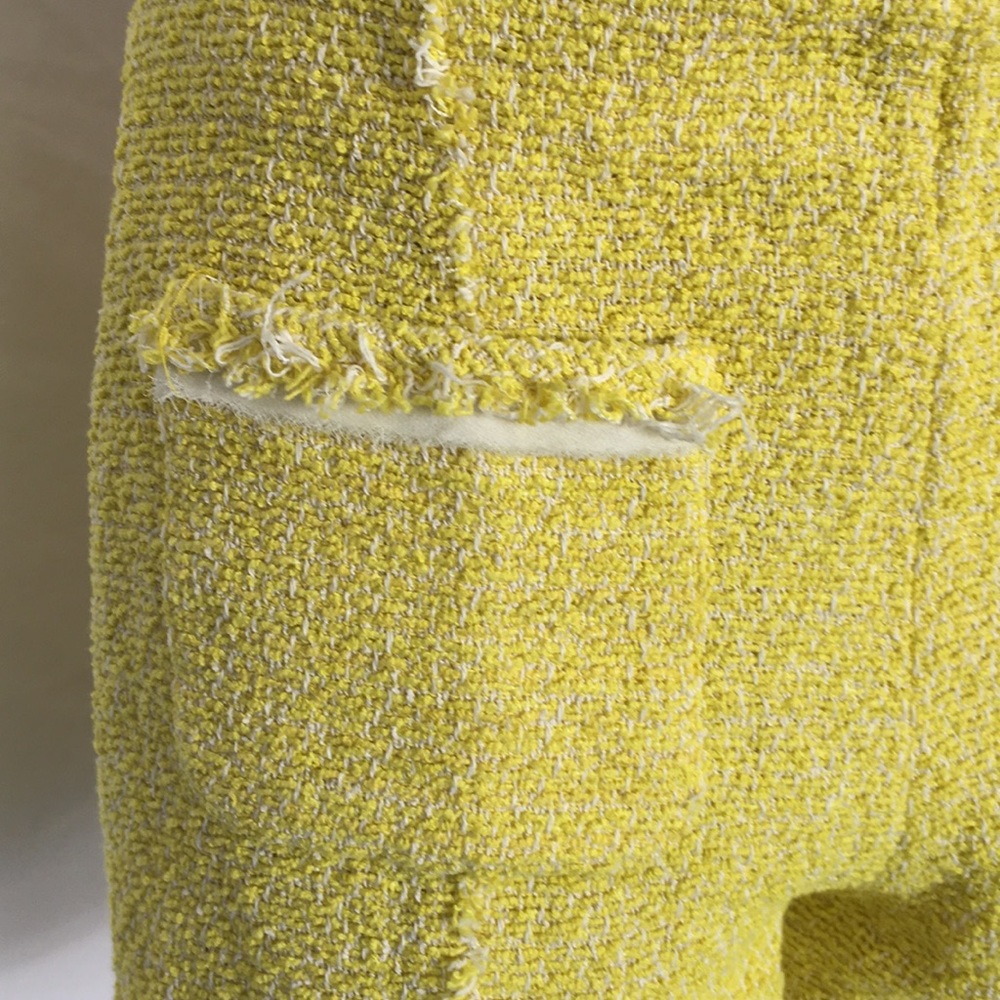 Zara basic yellow shorts Sz M - Picture 3 of 8